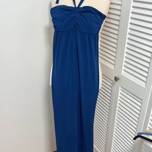 The Limited Blue halter Sundress M